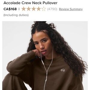 Alo accolade crewneck